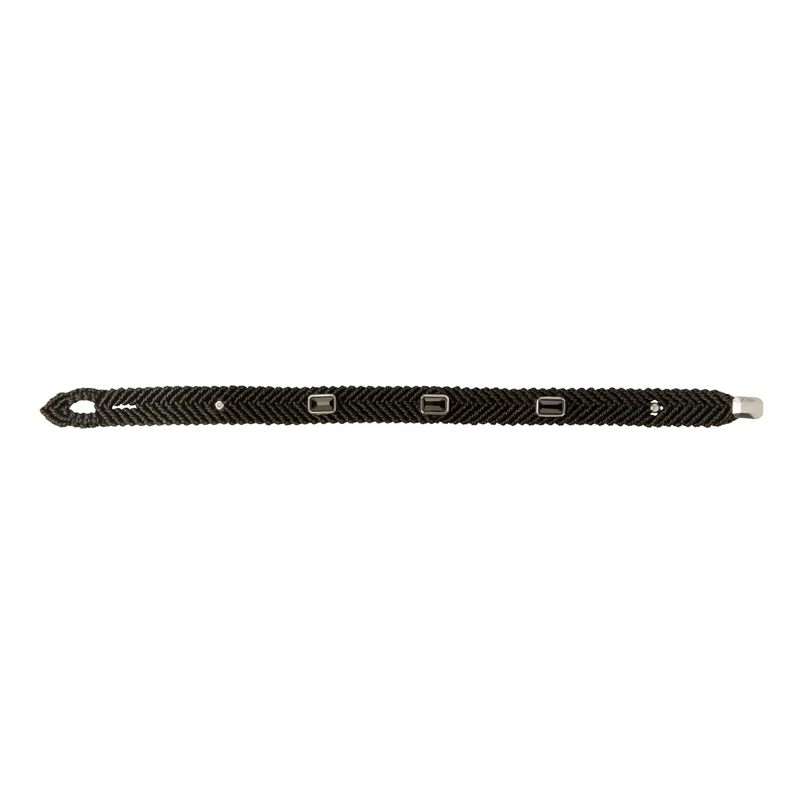 10mm Black Bracelet - Black Jade