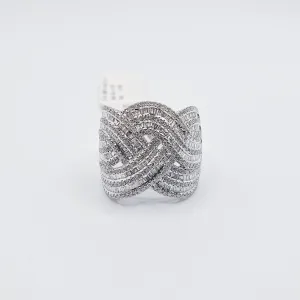 1.44ctw Exquisite Interlaced Diamond Ring 14K Gold