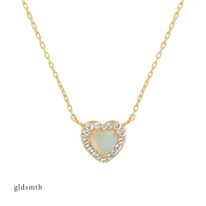 14k Gold Heart Necklace