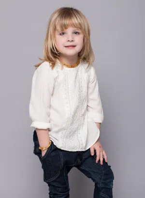 Amber Teething Necklace & Bracelet For Children / Extra Safe & Authentic