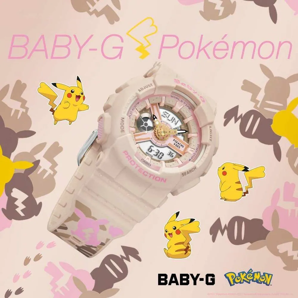 Baby-G x Pokémon Watch BA-110PKC-4A
