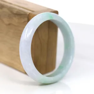 Baikalla™ "Classic Bangle" Genuine Jadeite Jade Lavender & Green Bangle Bracelet (56.83mm)#371