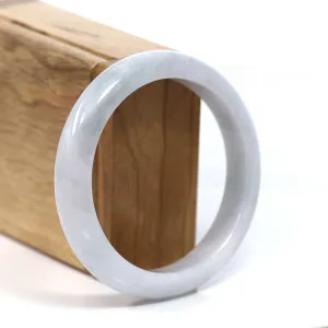 Baikalla "Classic Bangle" Light Lavender Natural Jadeite Jade Bangle (57.32 mm)#T214