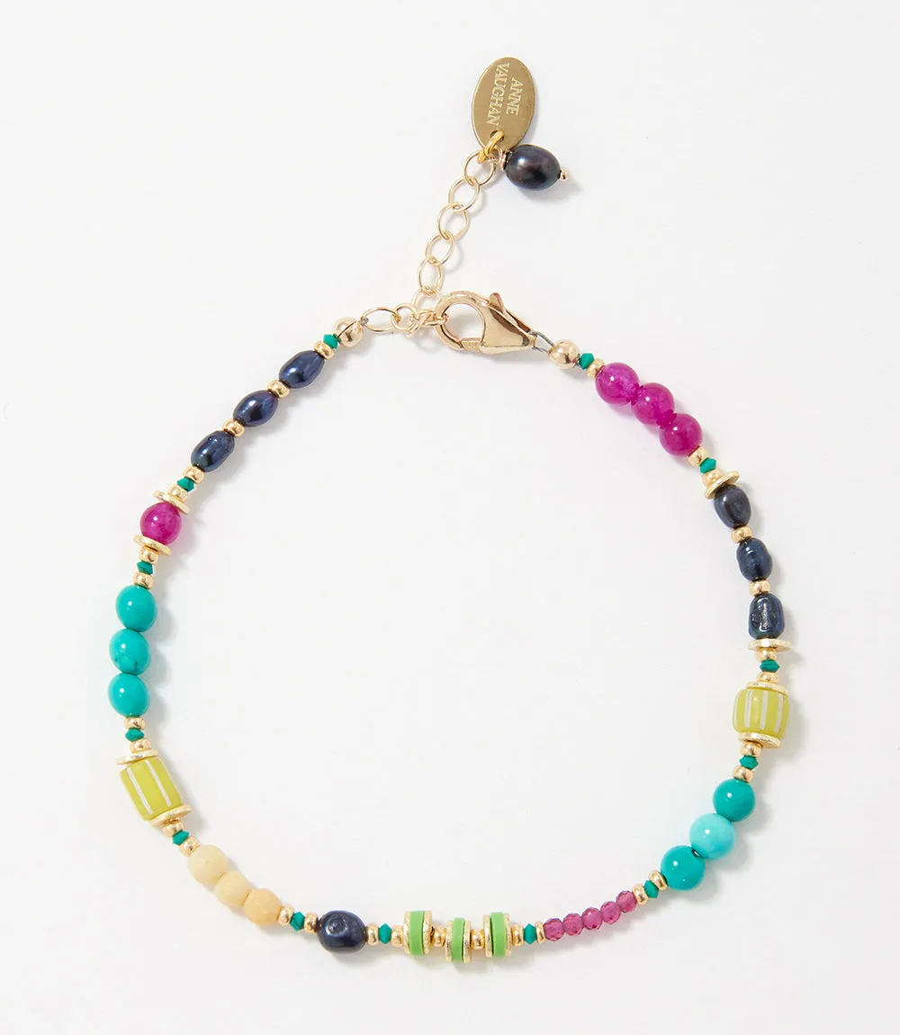 Beaded Gemstone Bracelet
