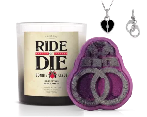 Bonnie & Clyde - Candle and Bath Bomb Set