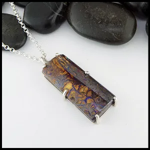 Boulder Opal Pine Pendant