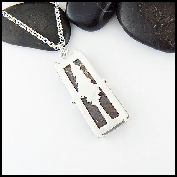 Boulder Opal Pine Pendant