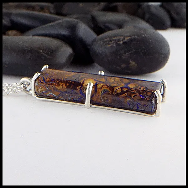 Boulder Opal Pine Pendant