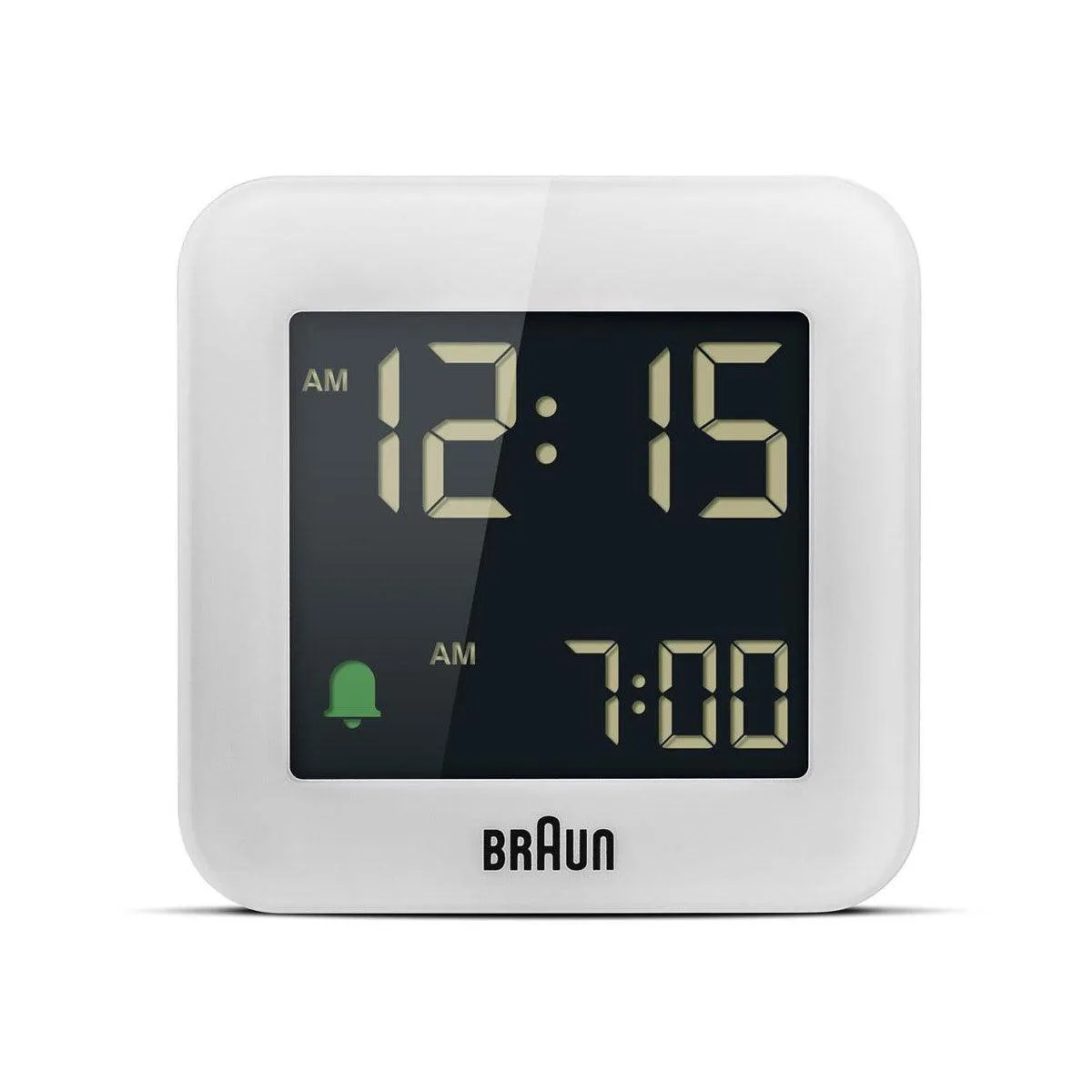 Braun Digital Travel Alarm Clock BC08W
