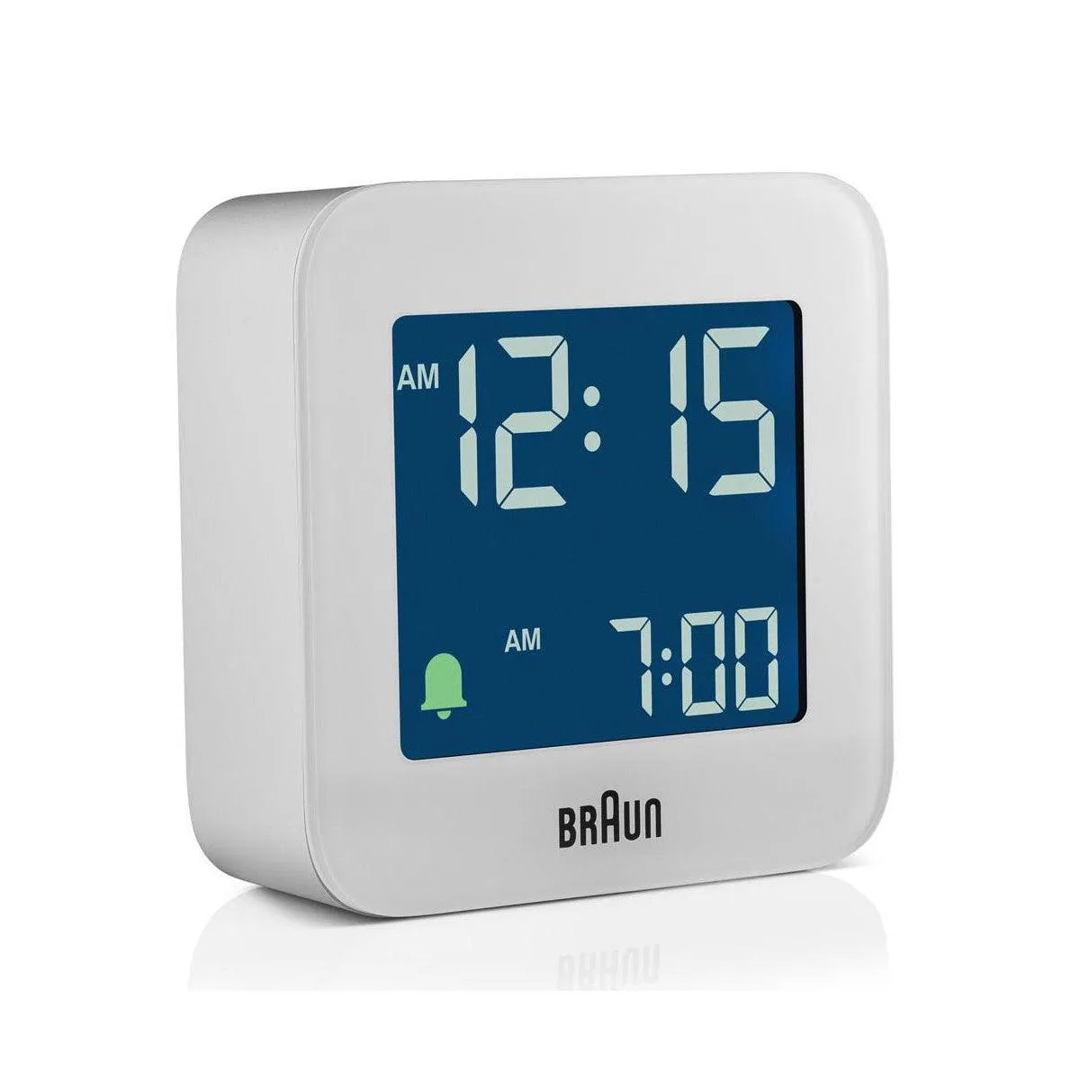 Braun Digital Travel Alarm Clock BC08W