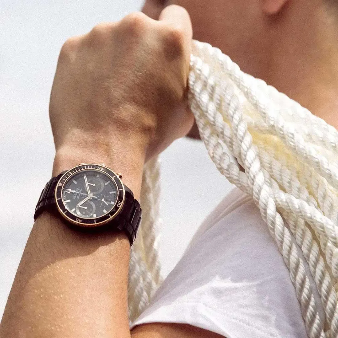 Bulova Marine Star Chronograph 45mm 98B302