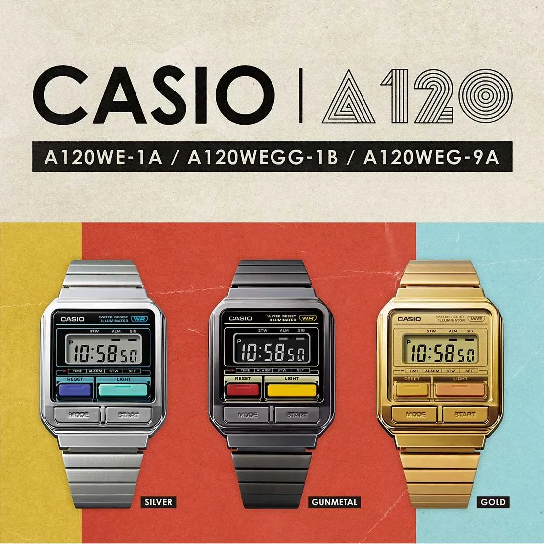 Casio Vintage Series Watch A120WE-1A