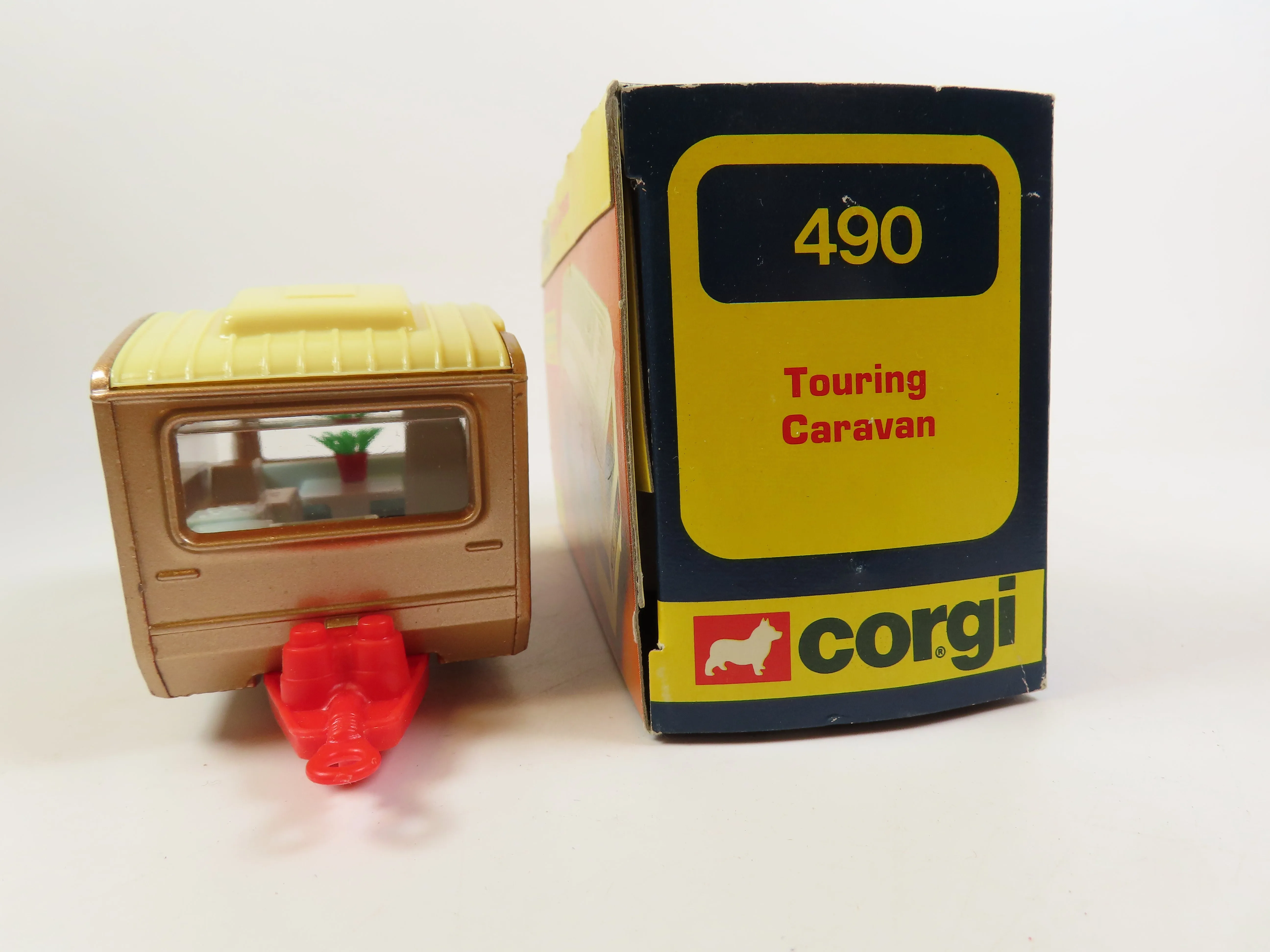 Corgi 490 Touring Caravan, Mint/Boxed!