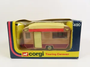 Corgi 490 Touring Caravan, Mint/Boxed!