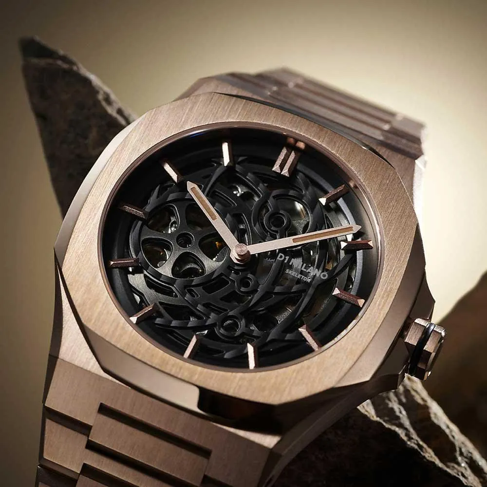 D1 Milano Skeleton 41.5mm Watch D1-SKBJ12