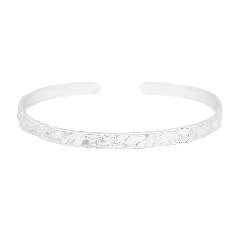 Dansk Amber Slim Silver Colour Ion Plt Bracelet