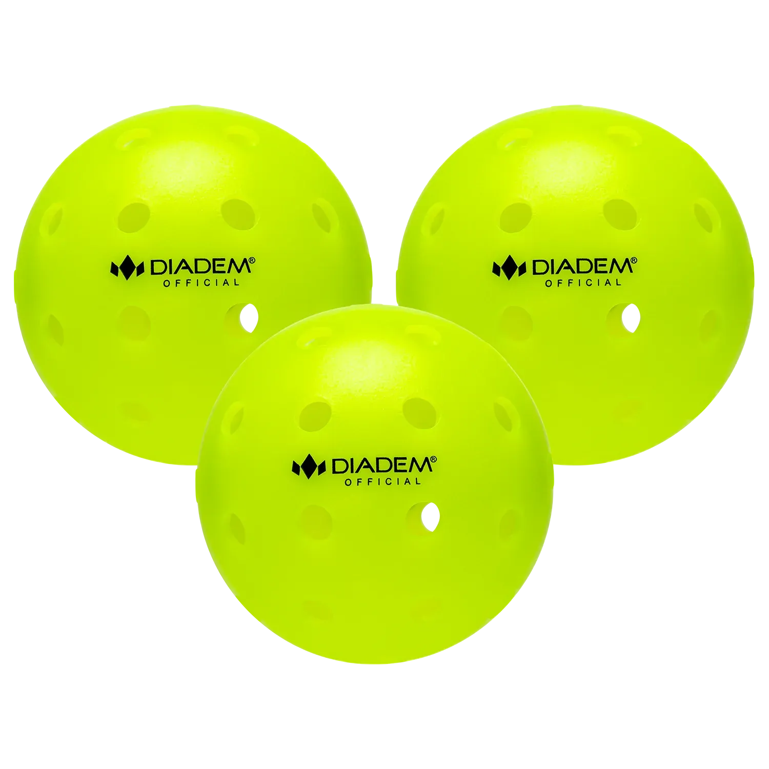 Diadem Official Outdoor Pickleball - 3 Pack