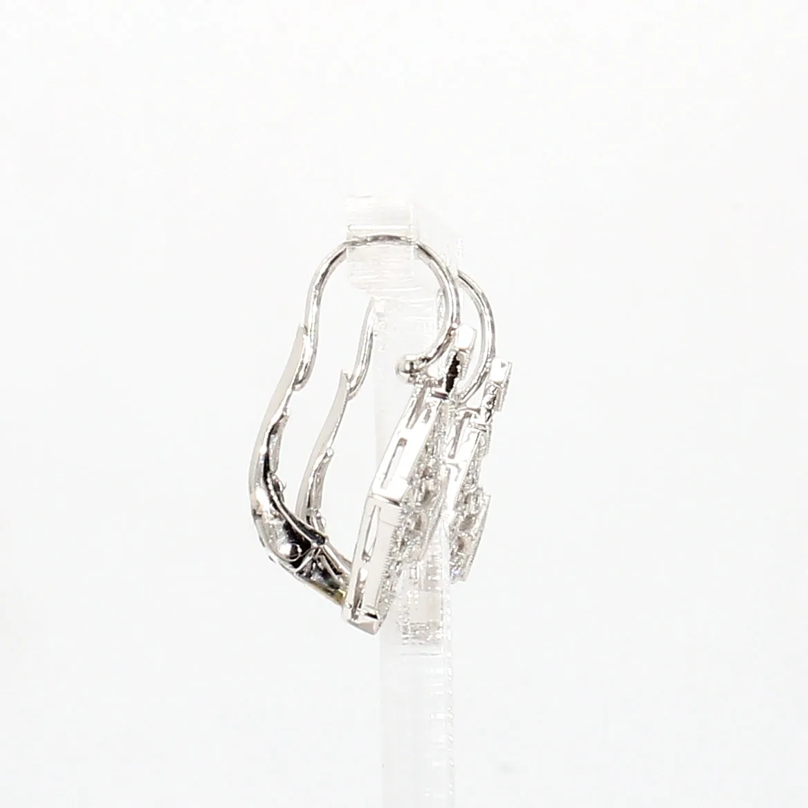 Diamond-Shaped Diamond Earrings