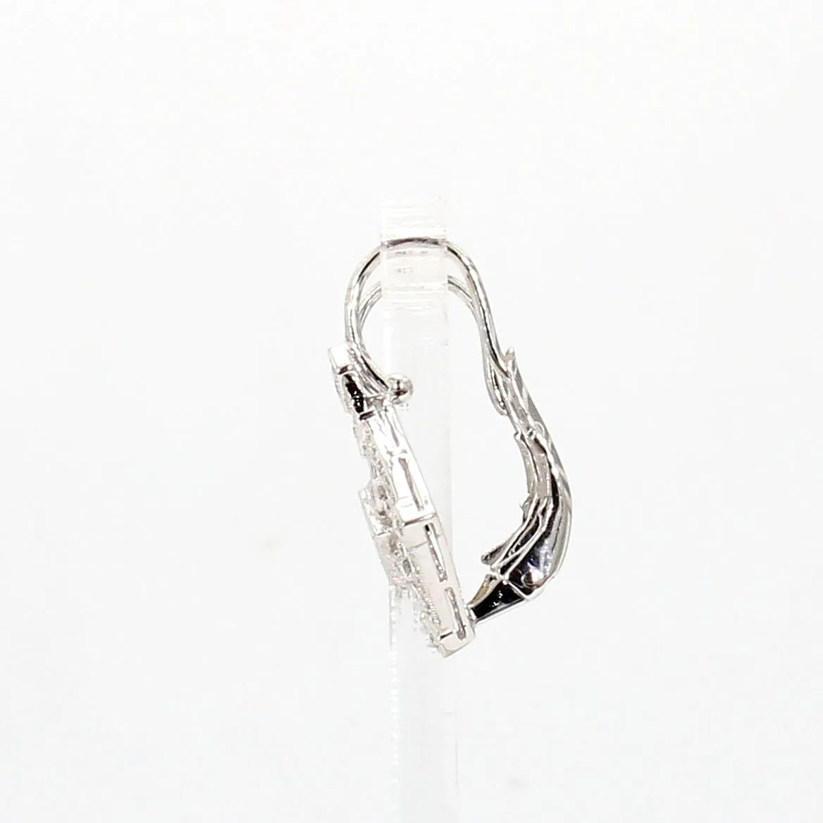 Diamond-Shaped Diamond Earrings
