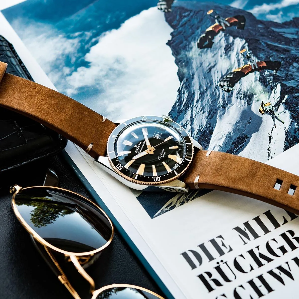 Edox Skydiver Automatic Limited Edition 80126-357RNM-NIRB