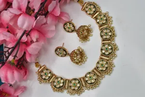 Exquisite Meenakari Royal Stone Necklace