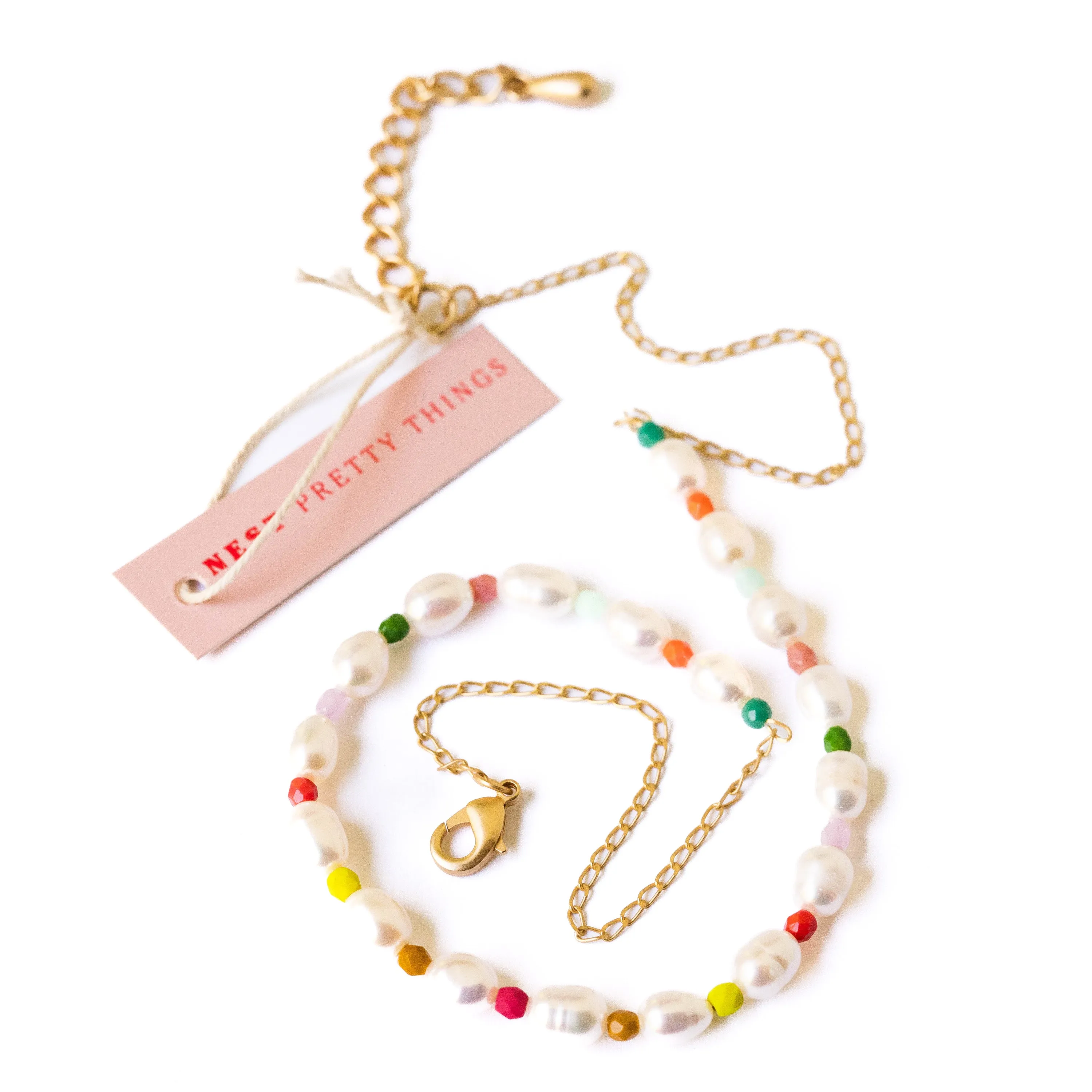 Freshwater Pearl necklace with tiny beads