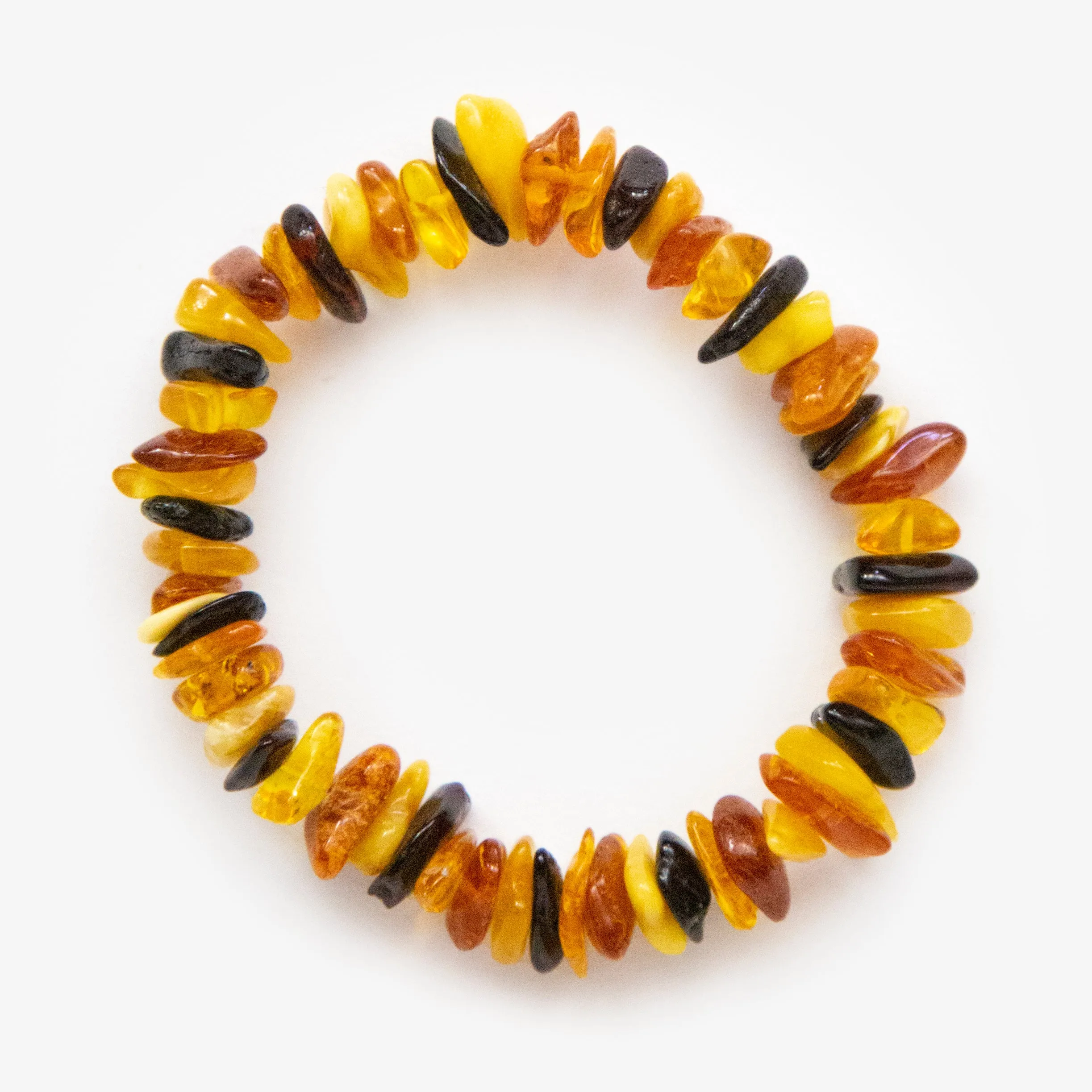 Genuine Baltic Amber Stretch Bracelet
