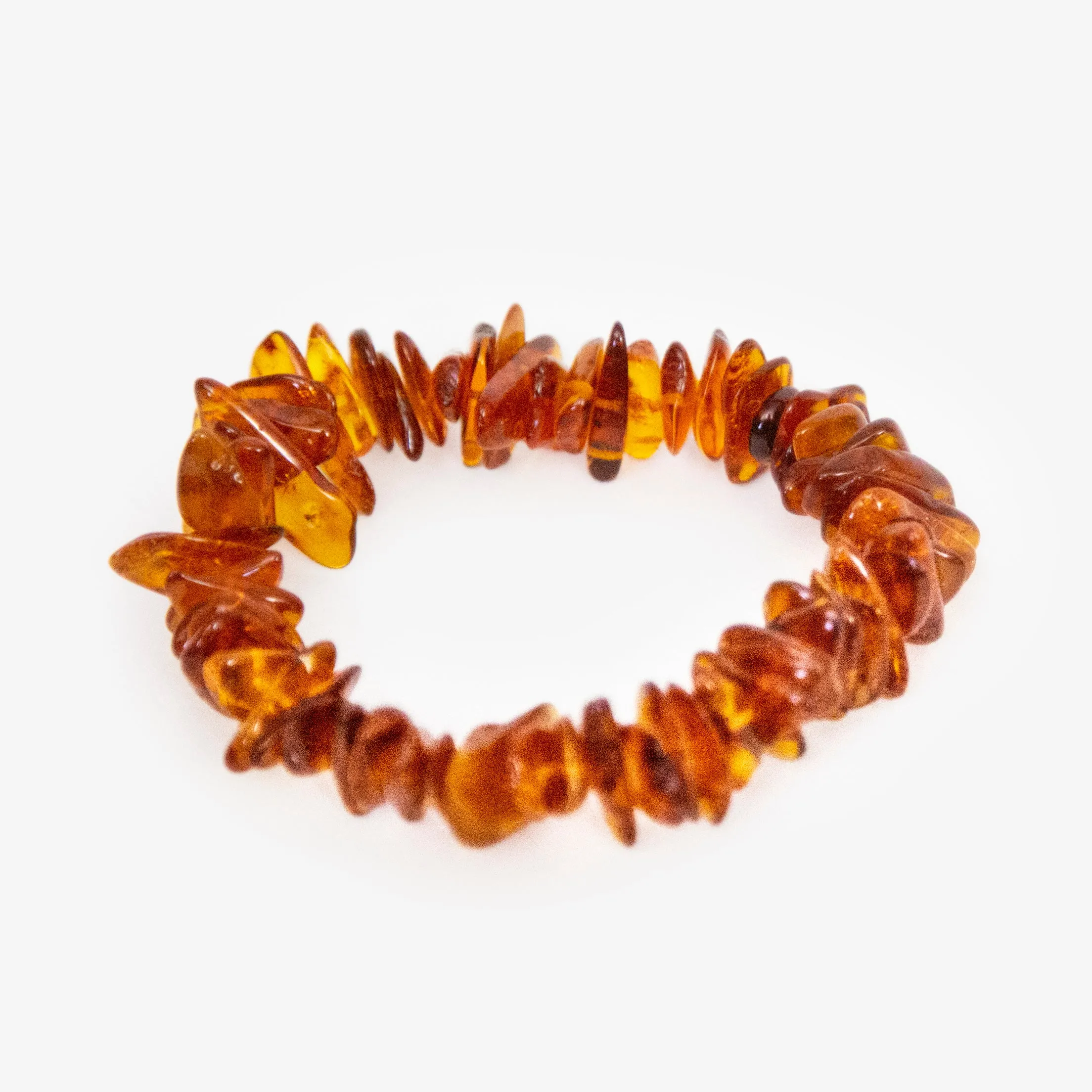 Genuine Baltic Amber Stretch Bracelet