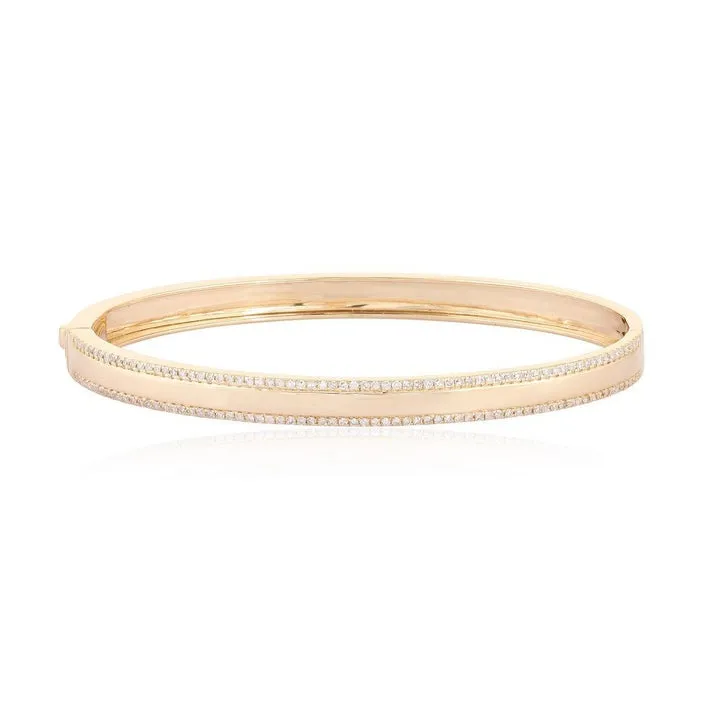 Glam Exquisite Diamond Bangle Bracelet