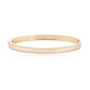 Glam Exquisite Diamond Bangle Bracelet