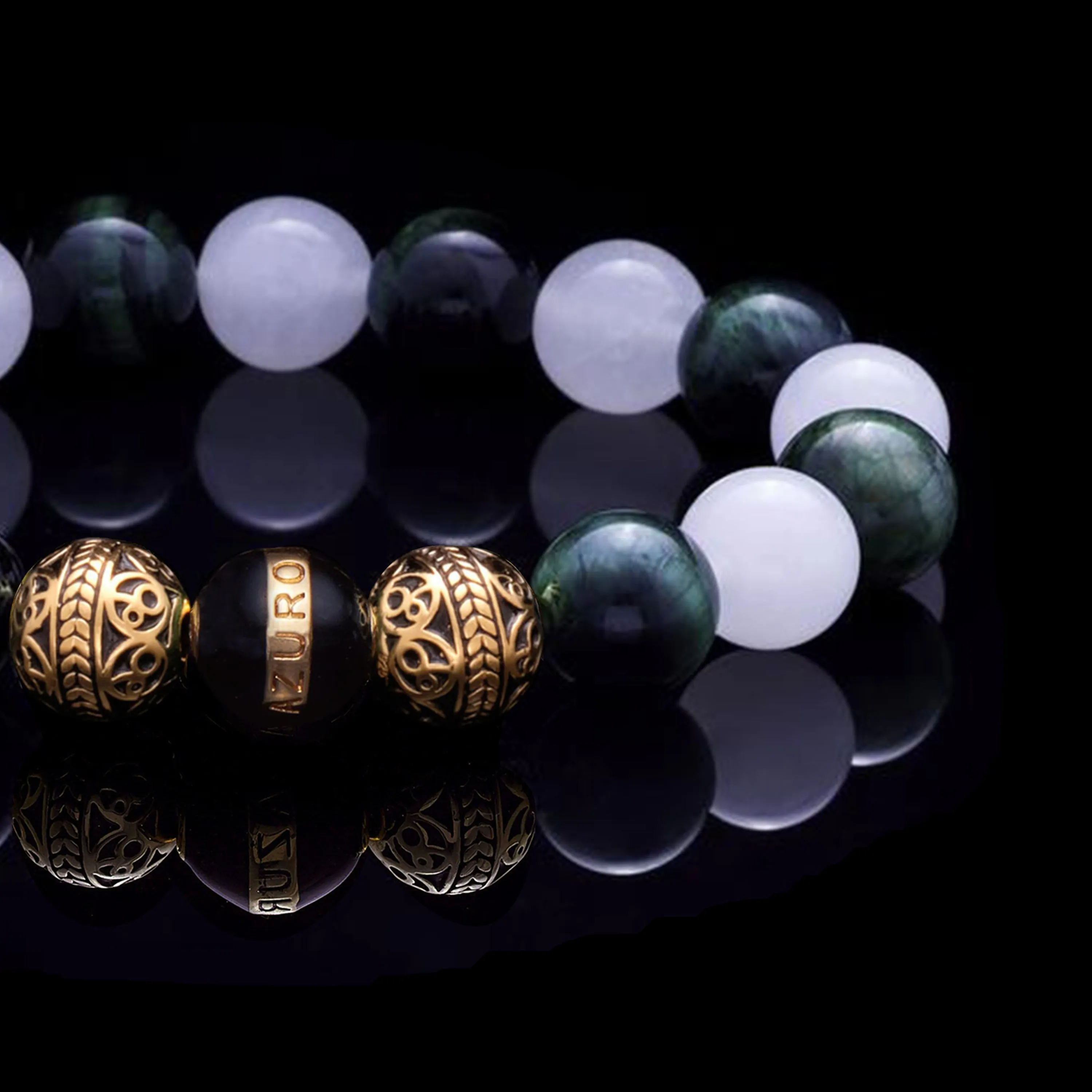 Kratos| Gold Enamel Black