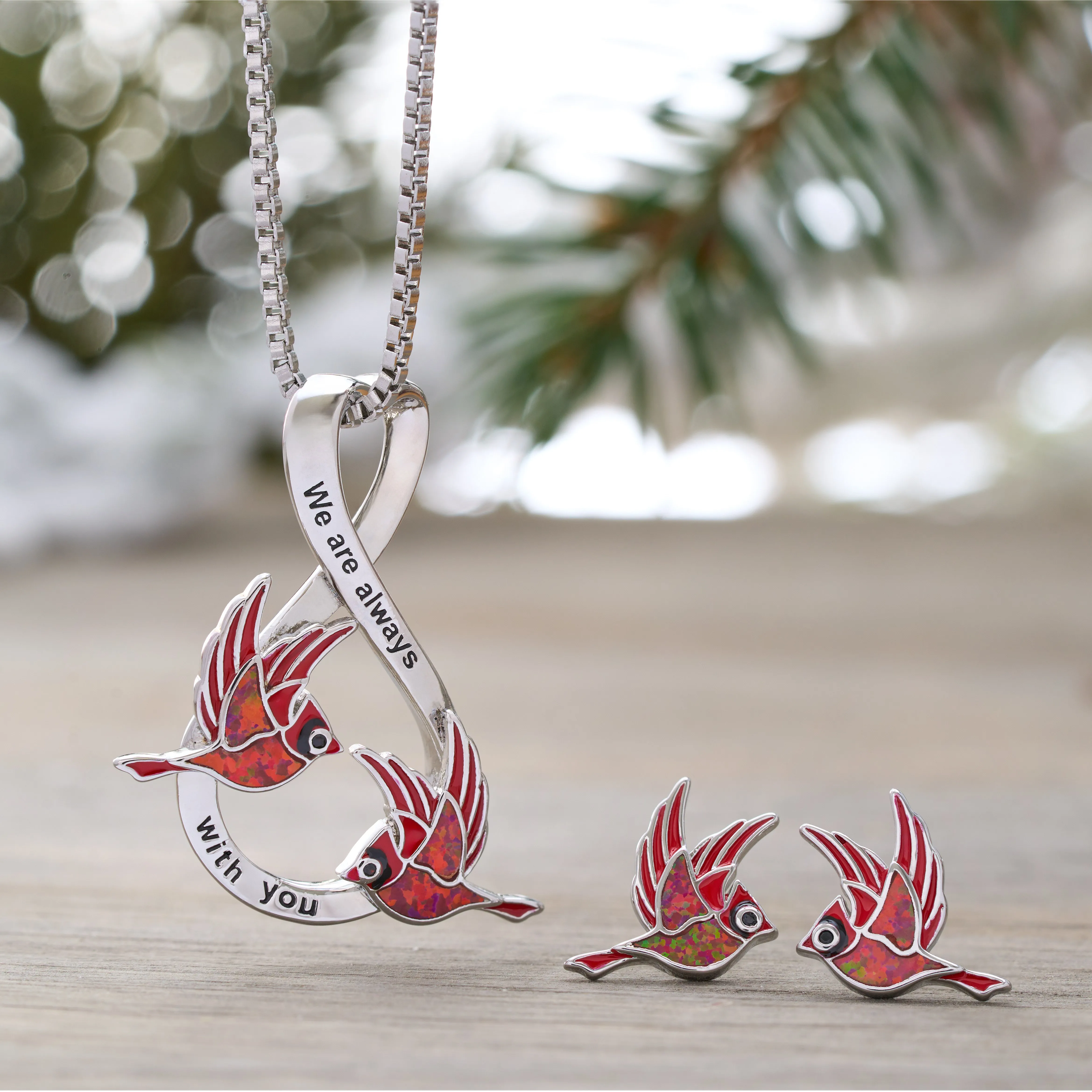 Limited Edition Opal Flying Cardinal Bundle