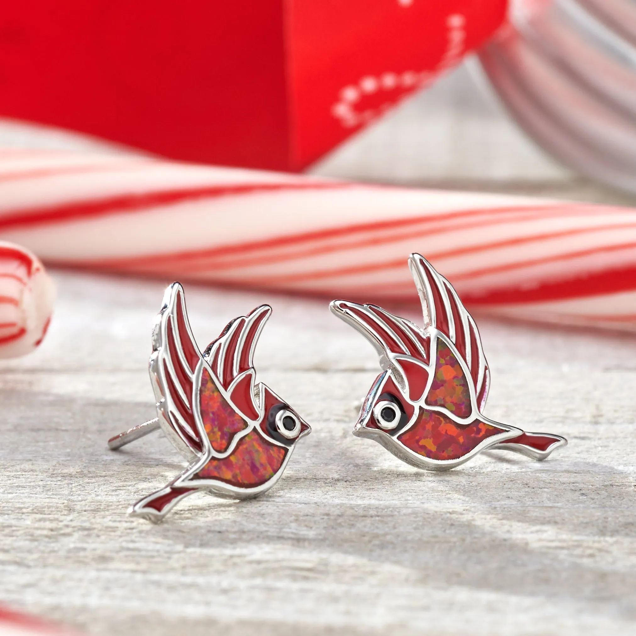 Limited Edition Opal Flying Cardinal Bundle