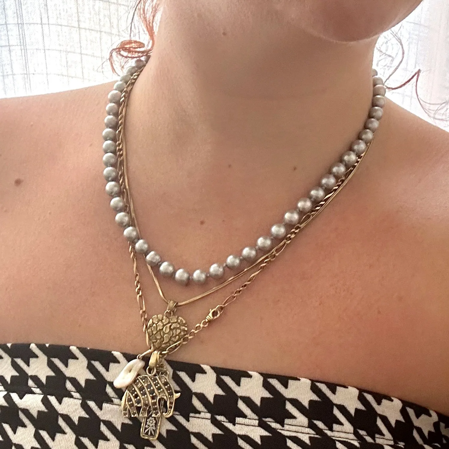 Lusciously Sweet Silver Freshwater Necklace