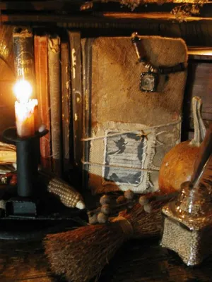Old Witches Diary of Salem Book