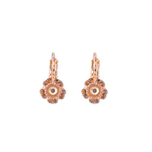 Petite Petunia Leverback Earrings in "Chai" *Custom*
