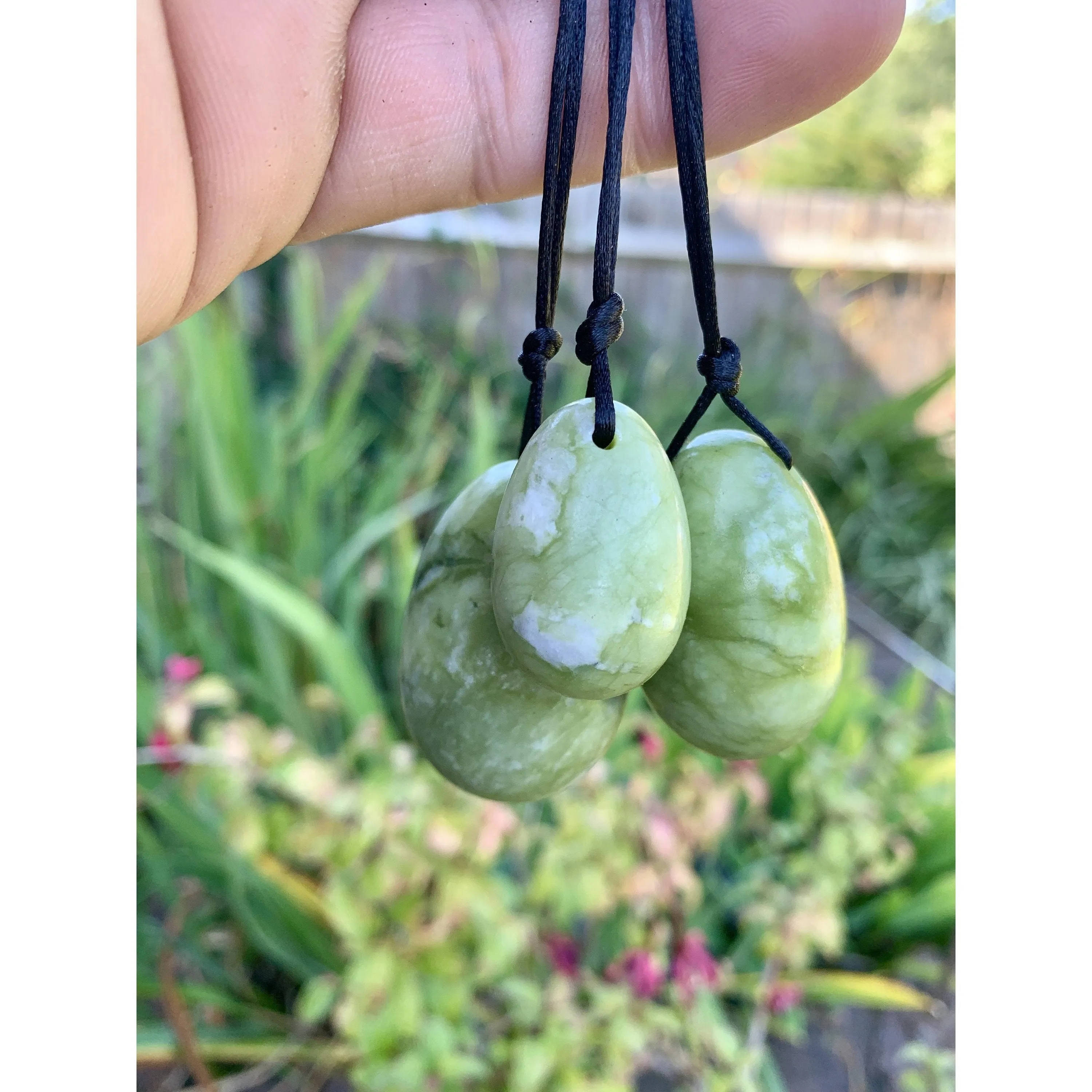 Pure Green Jade Yoni Eggs