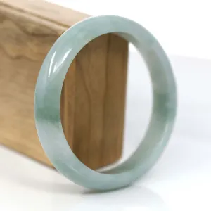RealJade® Co. Classic blue-green Jade Jadeite Bangle Bracelet ( 62.75 mm )#367