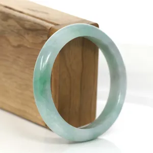 RealJade® Co. Classic Green Natural Burmese Jadeite Jade Bangle (56.87 mm) #748