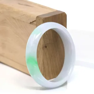 RealJade® "Classic Bangle" Genuine Burmese High Quality Jadeite Jade Bangle Bracelet (52.61mm)#306