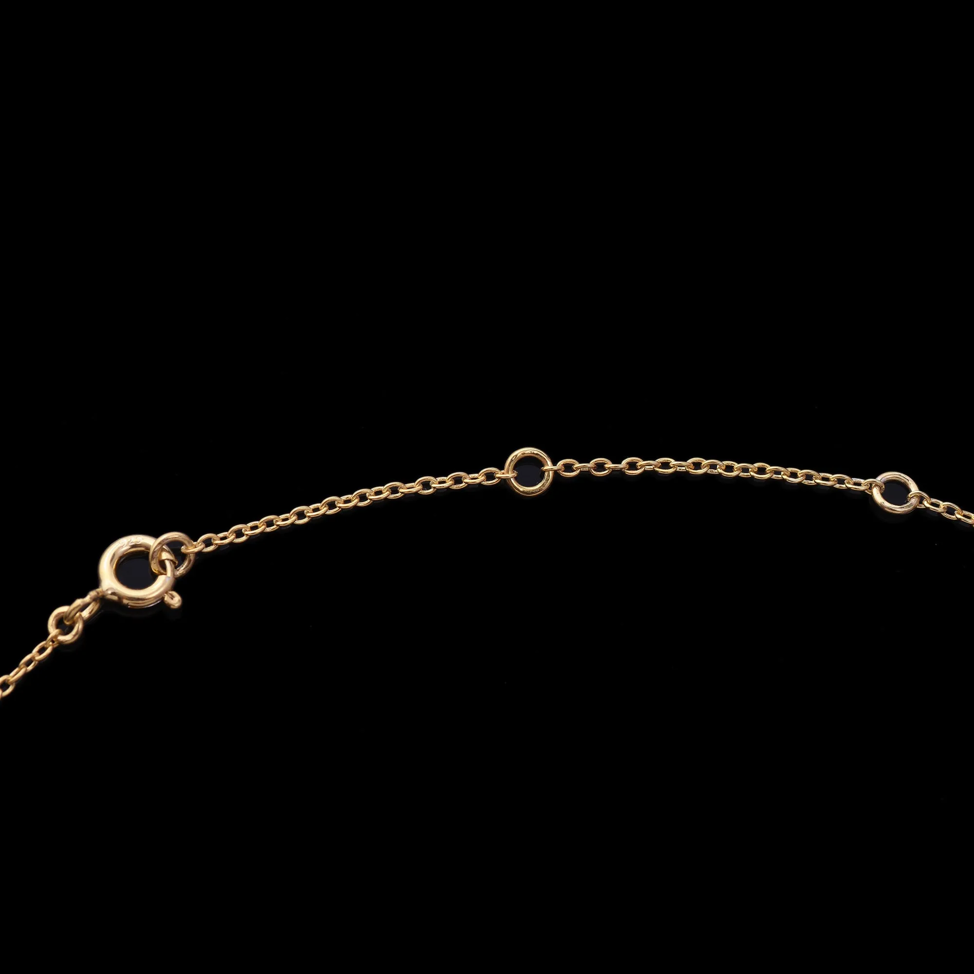 Rhdolite & Opal Droplet Station Choker Necklace
