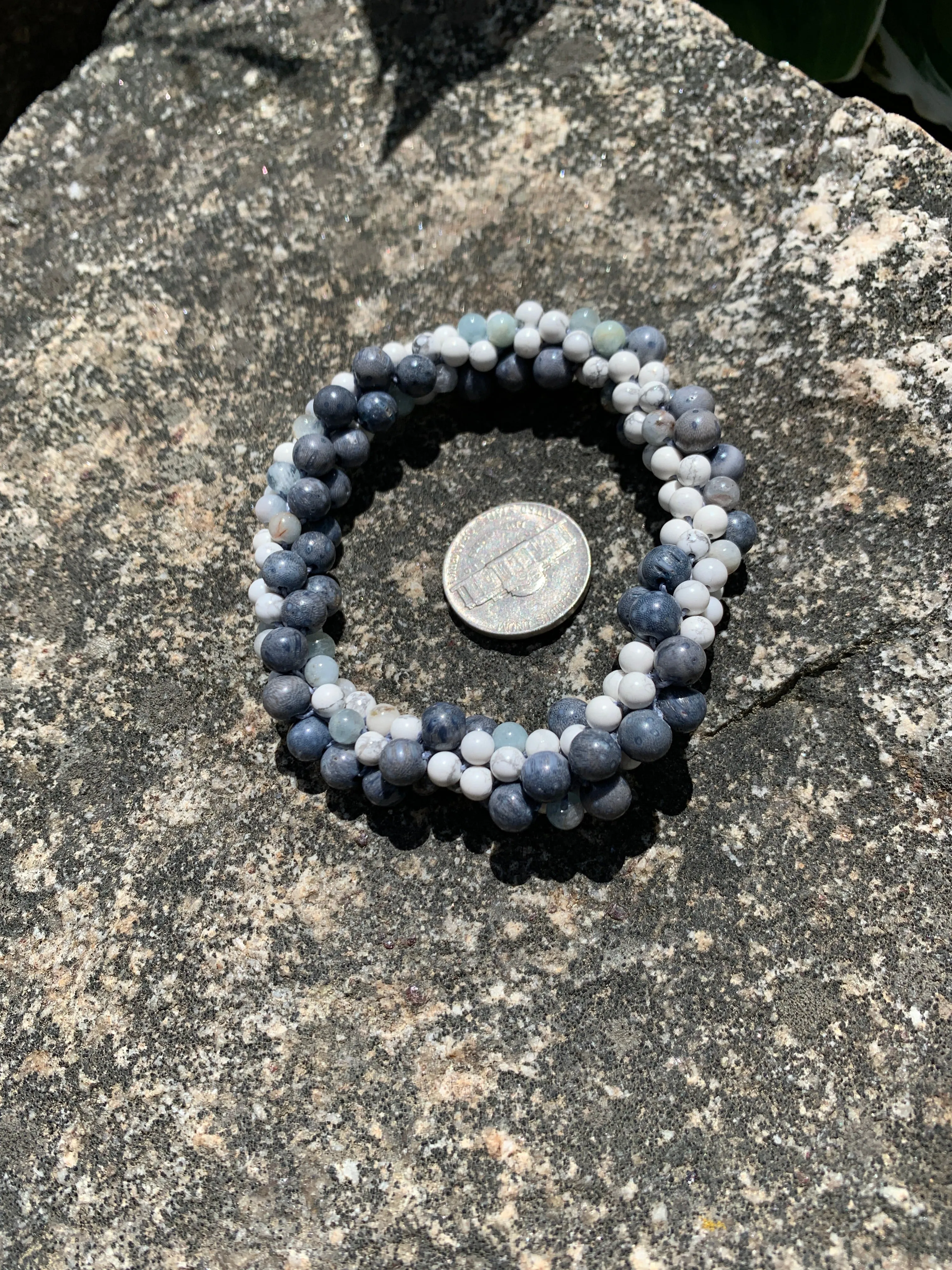 Round gemstone bracelet