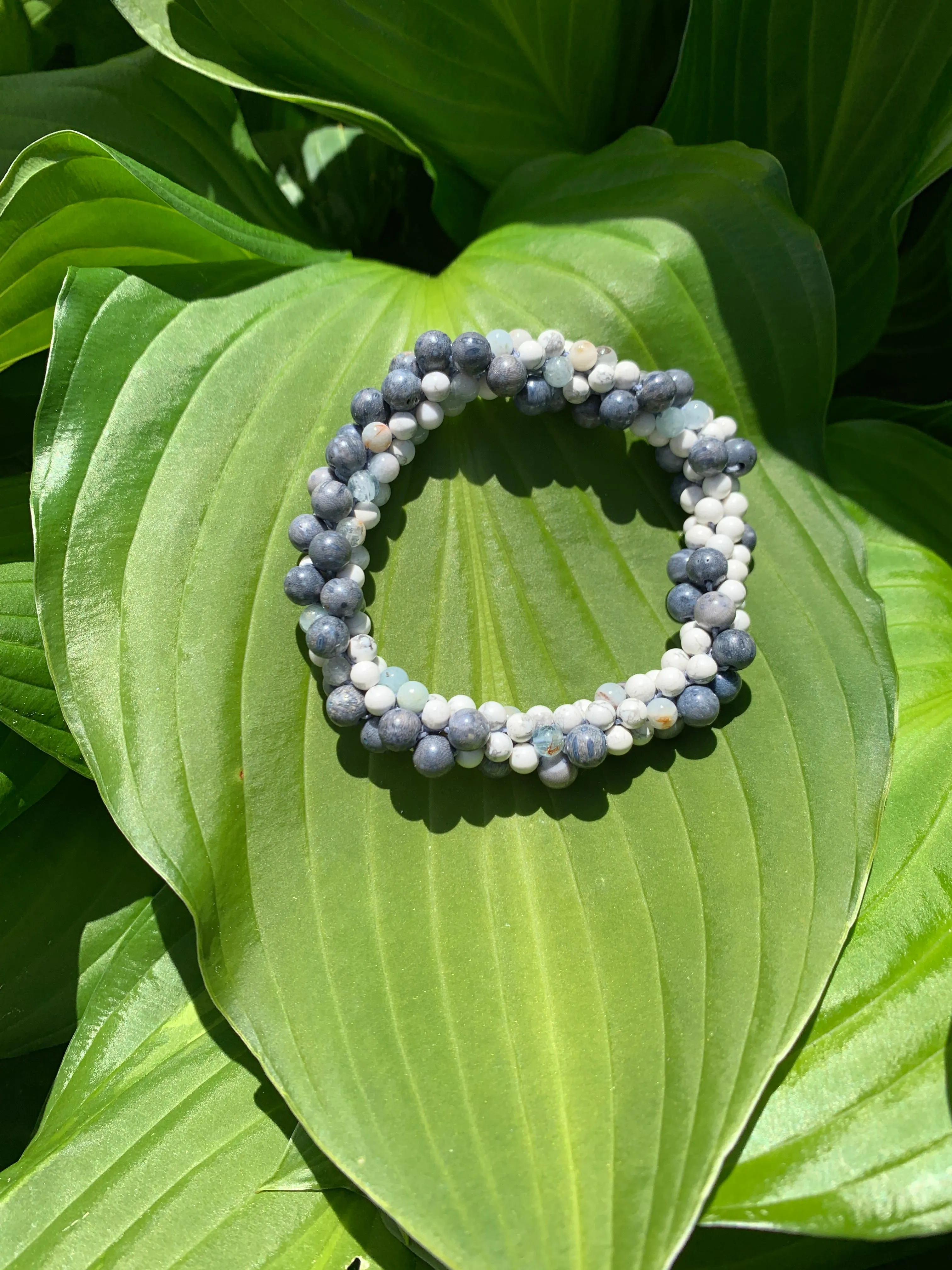 Round gemstone bracelet
