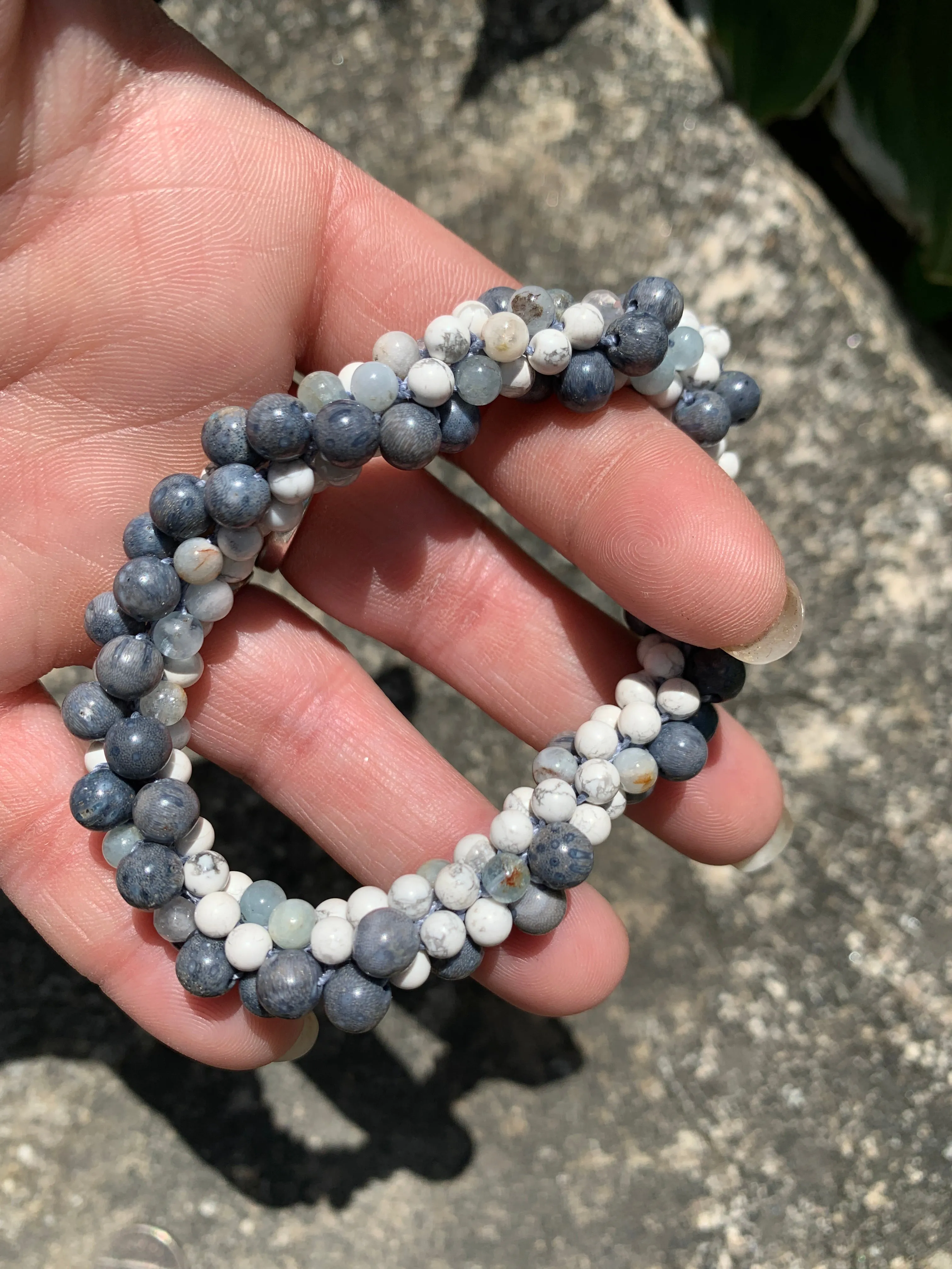 Round gemstone bracelet