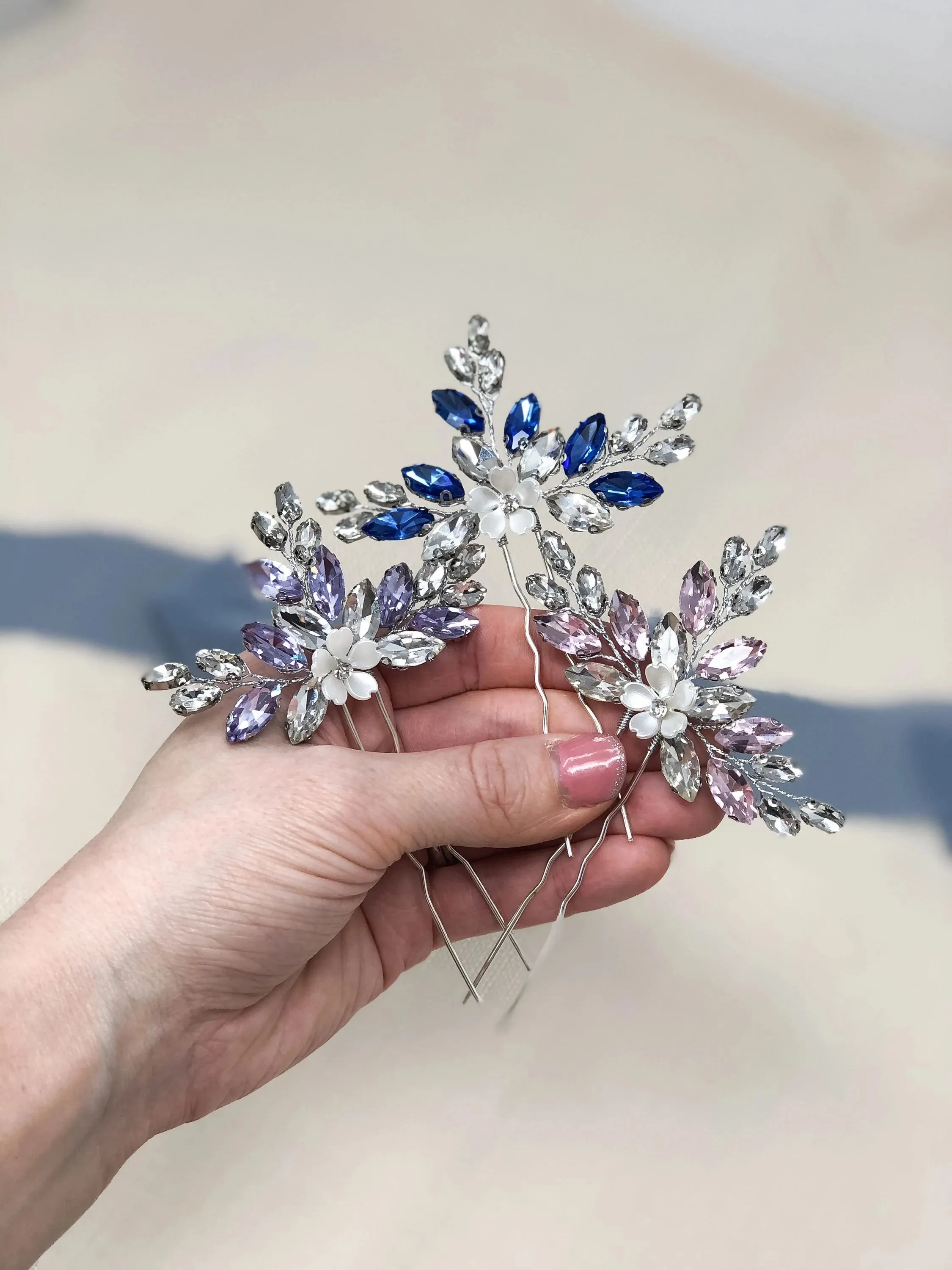 Sparkly Bridesmaid Hair Pin