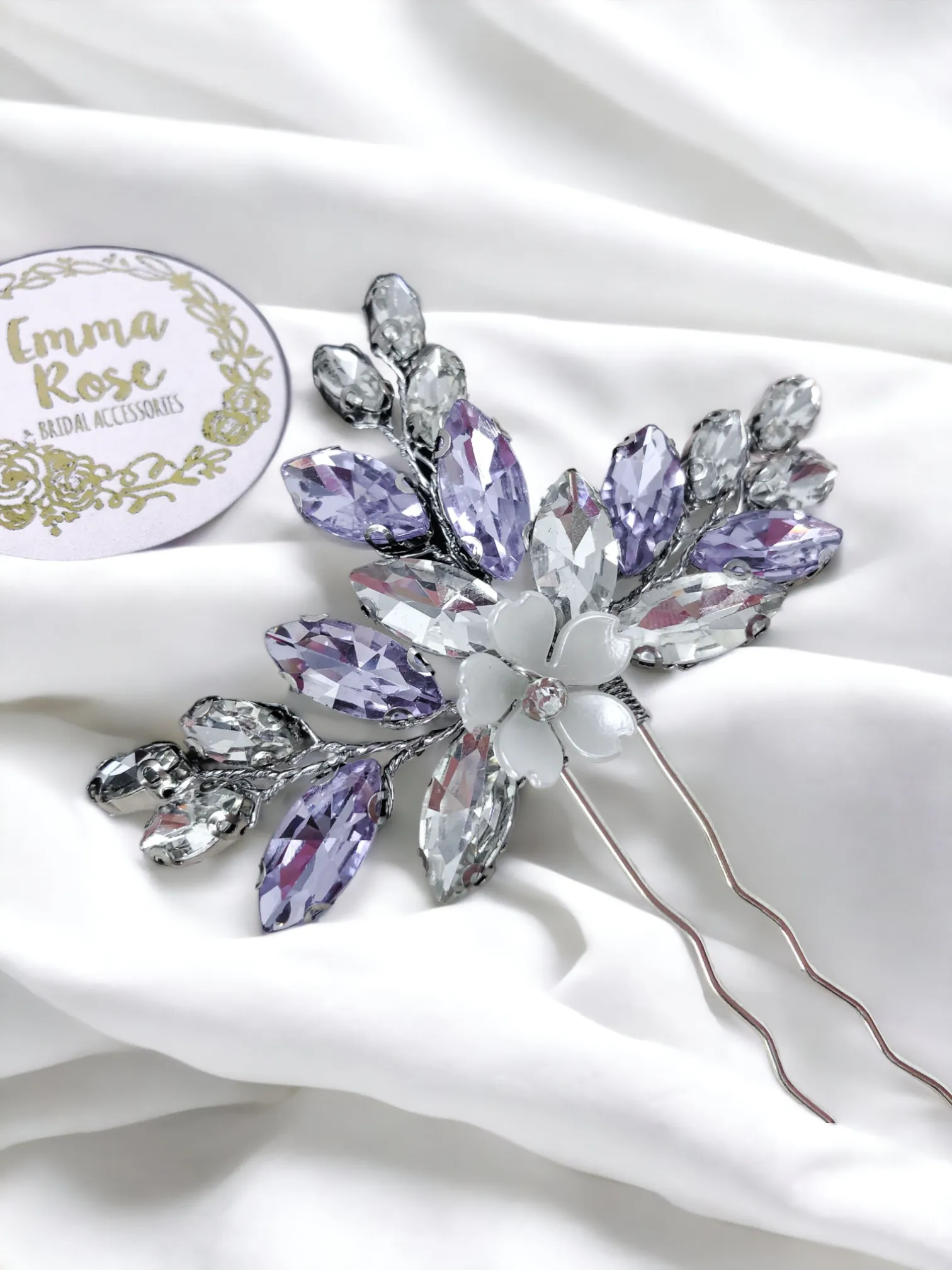 Sparkly Bridesmaid Hair Pin