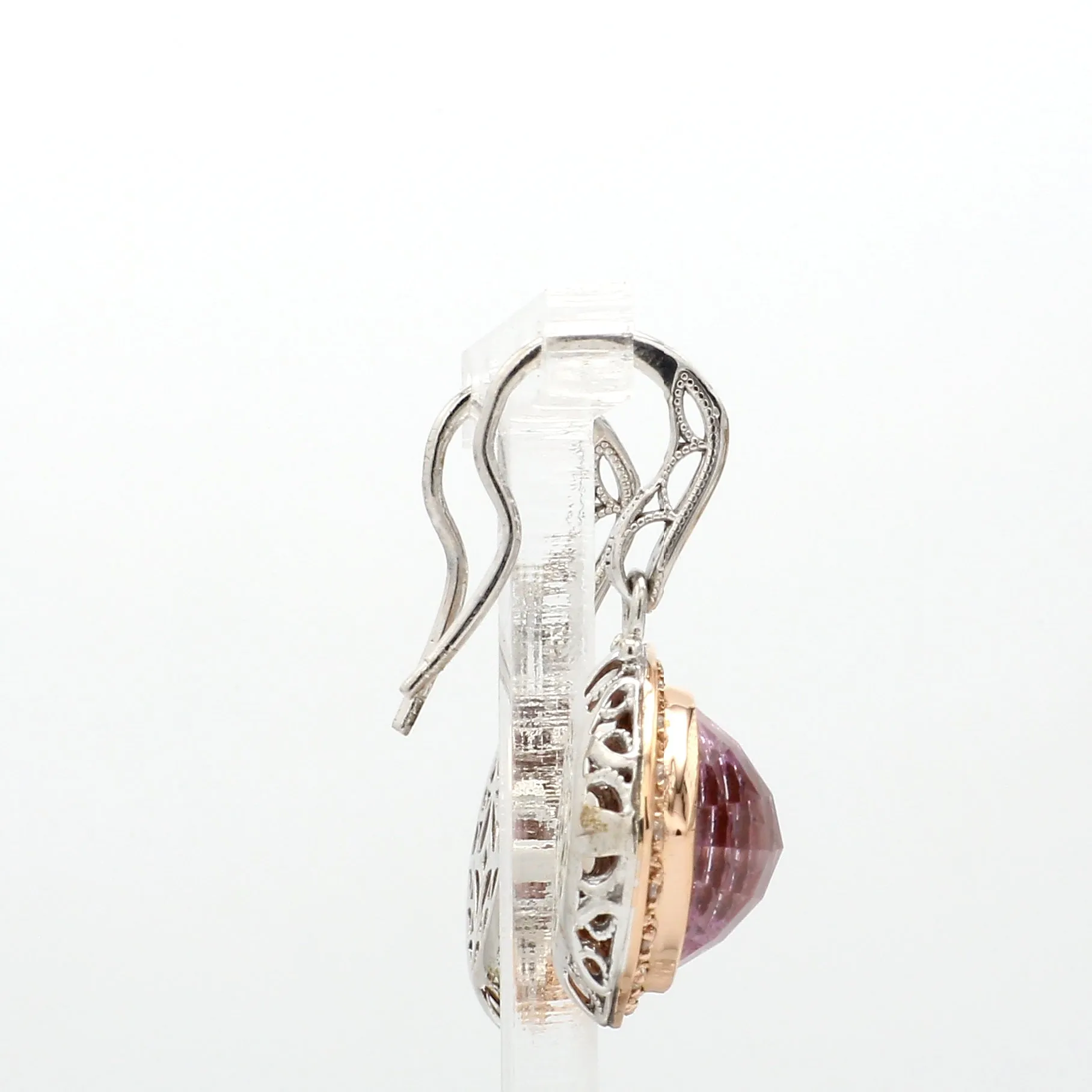 TACORI Rose Amethyst Drop Gemstone Earrings