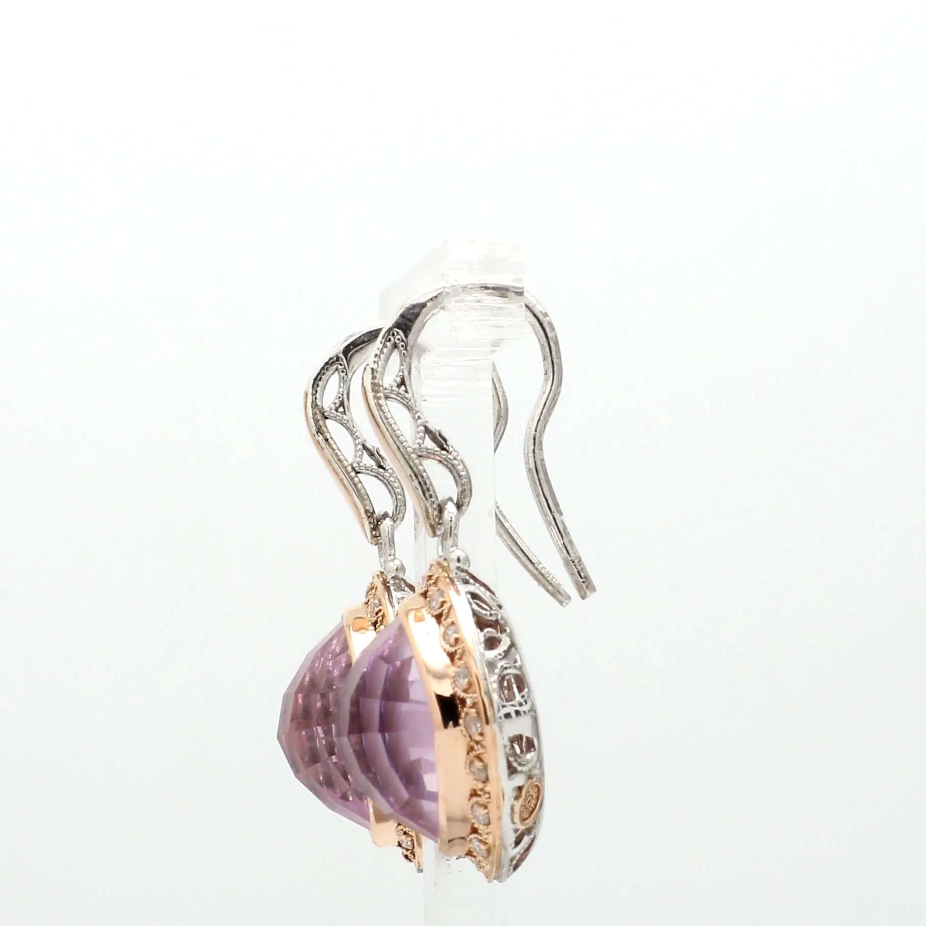 TACORI Rose Amethyst Drop Gemstone Earrings