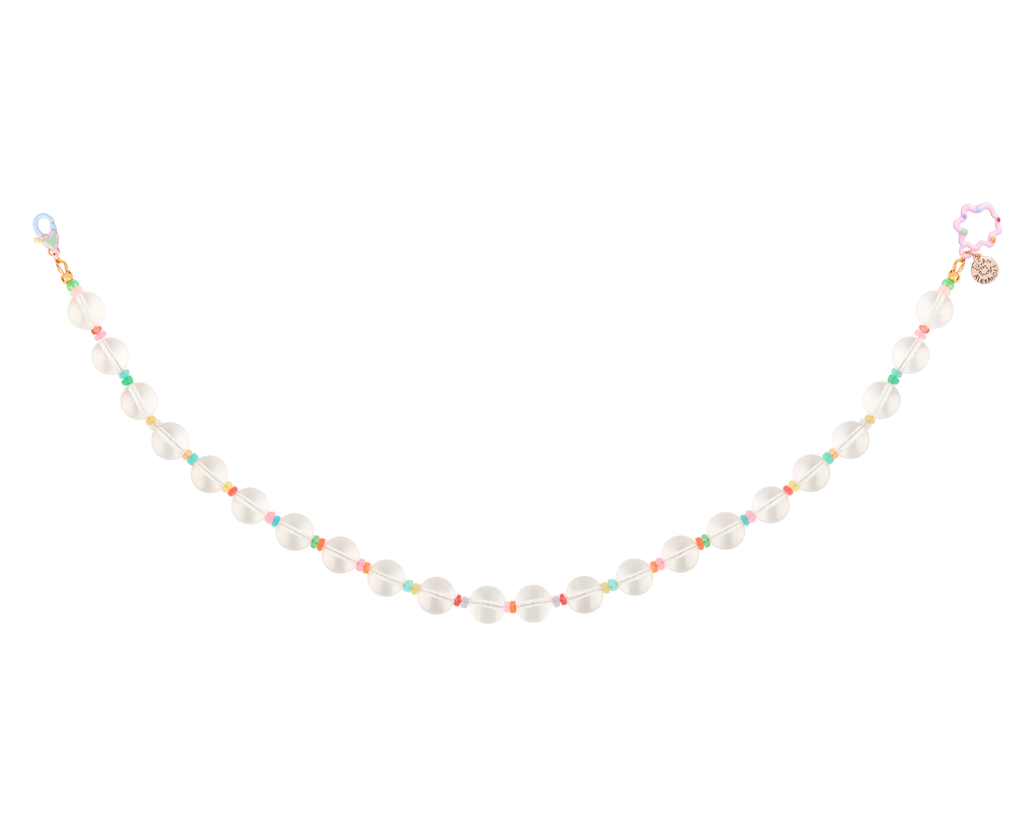 Tiny Joys Necklace on Dew Drop Chain